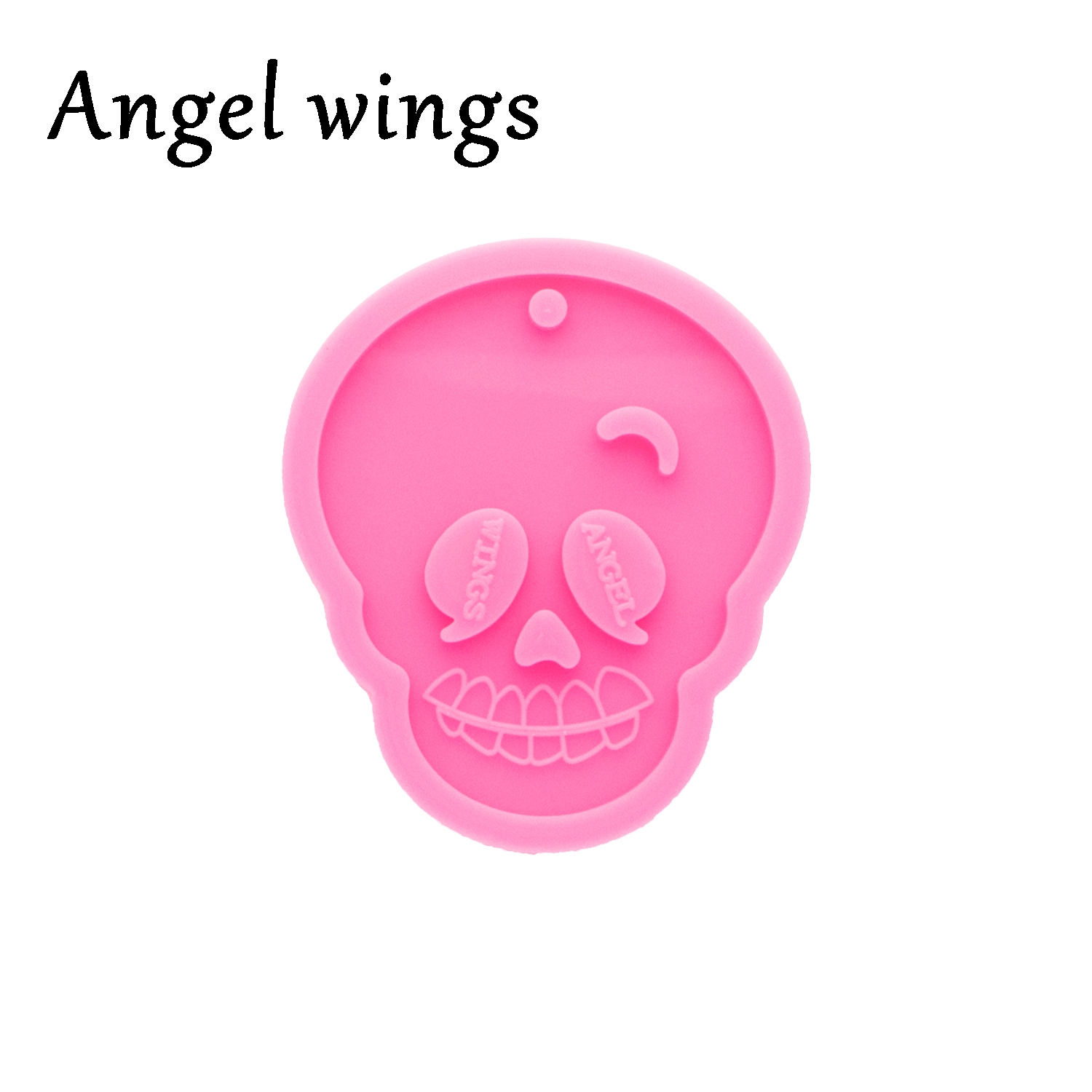 Casting Mold Jewelry Silicone Rubber - DY0537 Bright Halloween Skull Silicone Resin