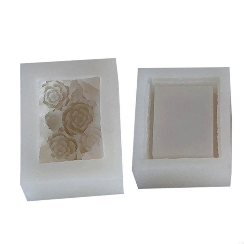97BA Peony Storage Box Epoxy R - Casting Mold Jewelry Silicone Rubber recension och pris