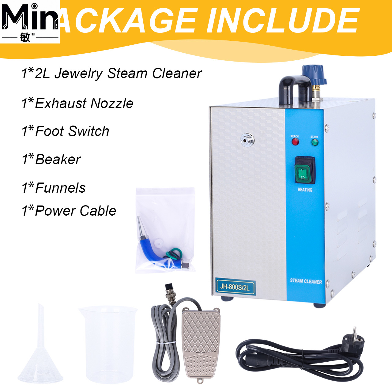 2L Jewelry Steam Cleaner 1300W - Jewelry Steam Cleaner Professional 2L recension och pris