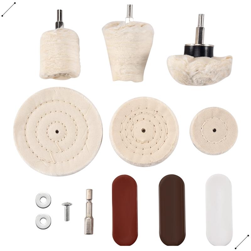 10 Pcs Buffing Pad Polishing W - Jewelry Polishing Rouge Buffing Compound recension och pris
