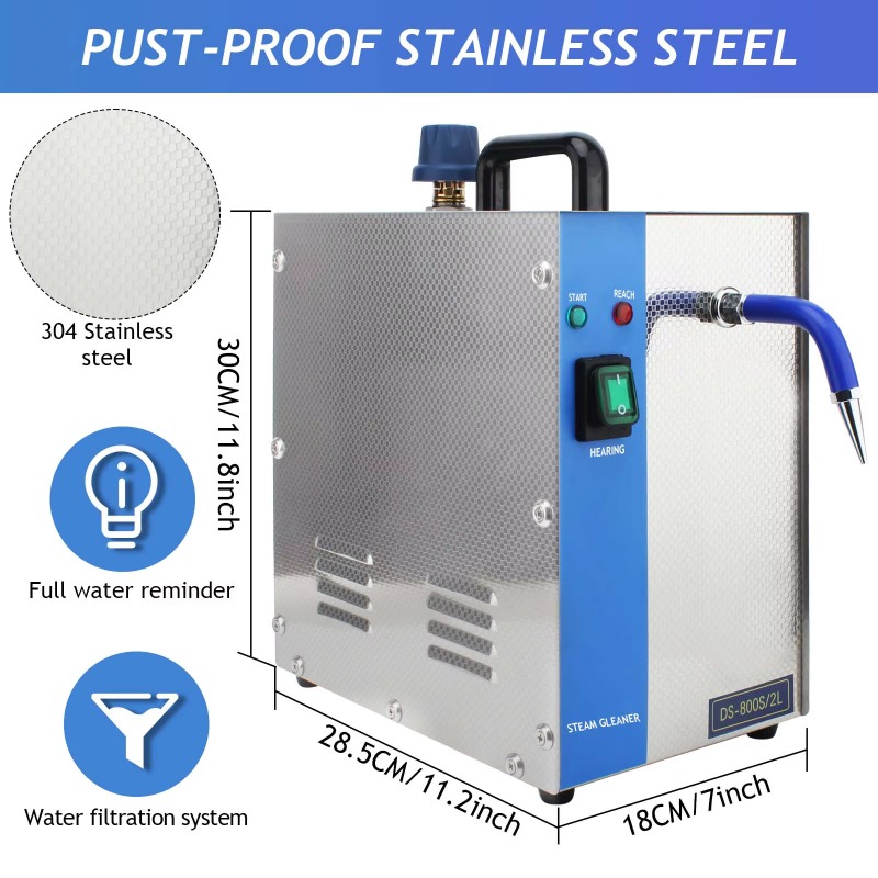 White Professional 4 Bar Press - Jewelry Steam Cleaner Professional 2L recension och pris