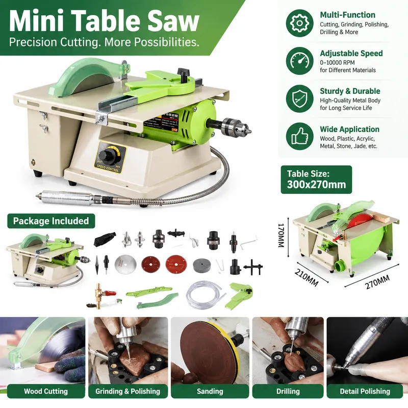220V 1380W Multifunction Jewel - Bench Buffer Jewelry Polishing Machine recension och pris