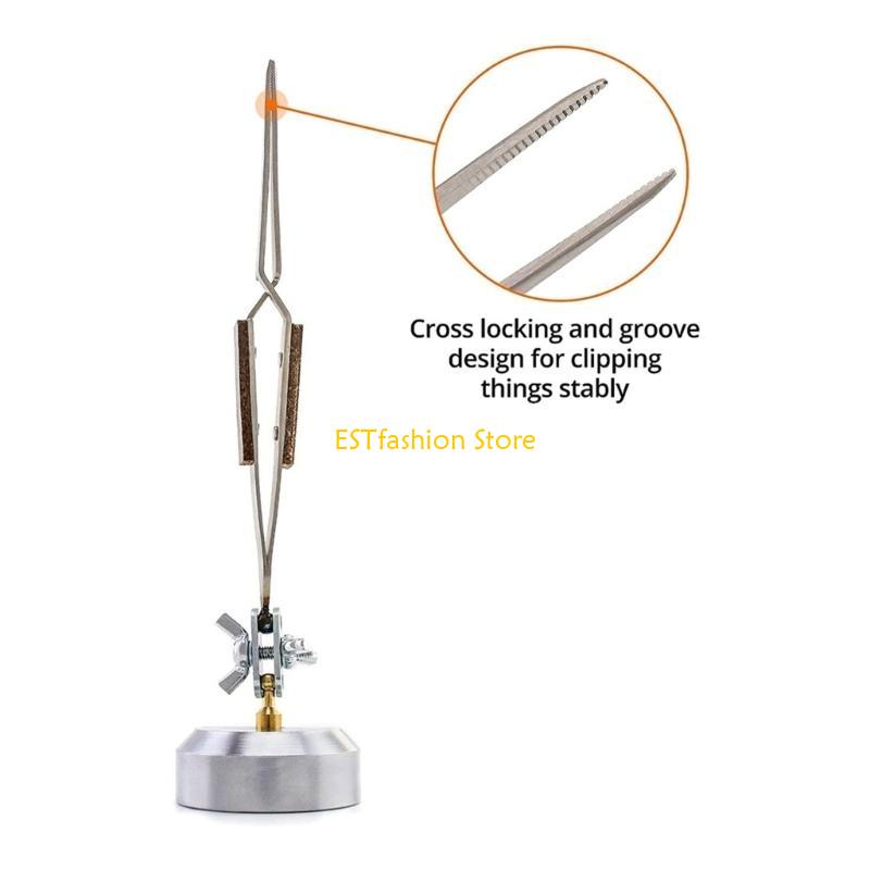 Y5GC Works 360° Rotation Solde - Third Hand Soldering Tweezers Base recension och pris