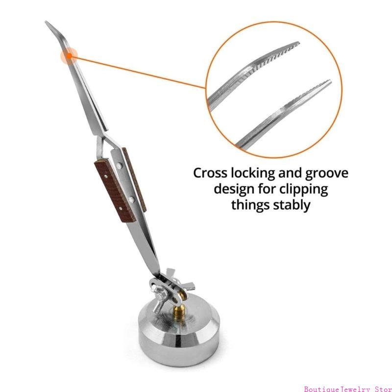 E1PE Third Hand Tweezers Solde - Third Hand Soldering Tweezers Base recension och pris