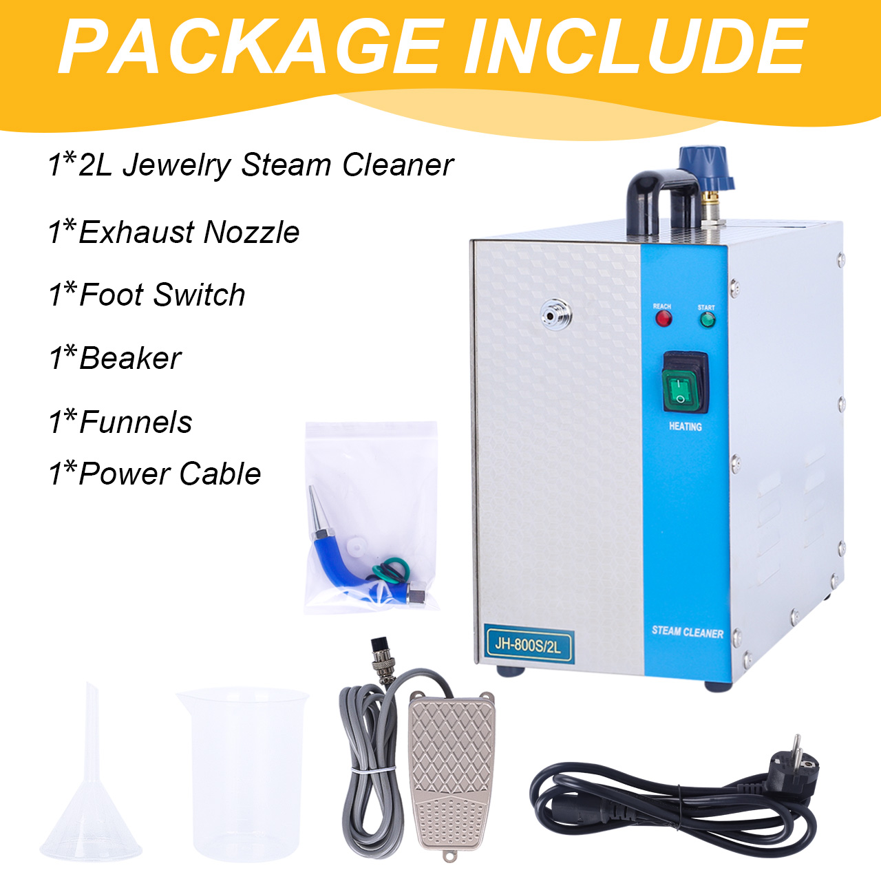 Professional Steam Jewelry Cle - Jewelry Steam Cleaner Professional 2L recension och pris