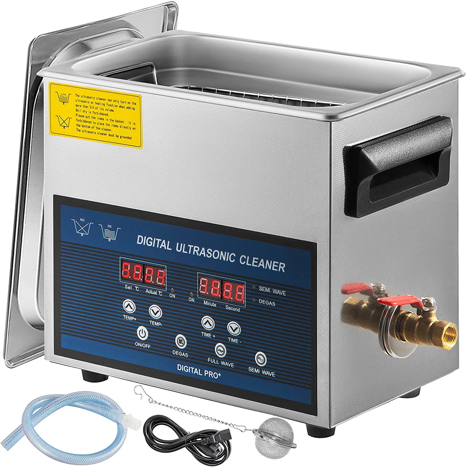 6L Professional Ultrasonic Cle - Ultrasonic Jewelry Cleaner Digital Timer recension och pris