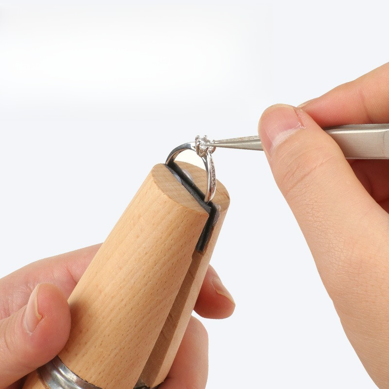 Non Scratch Wood Ring Clamp fo - Ring Clamp Wood Jewelry Setting Tool recension och pris
