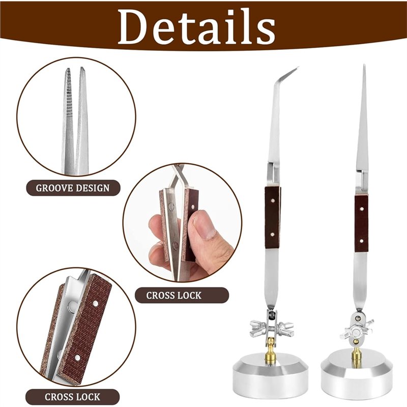 AT63-Soldering Tweezers With B - Third Hand Soldering Tweezers Base recension och pris