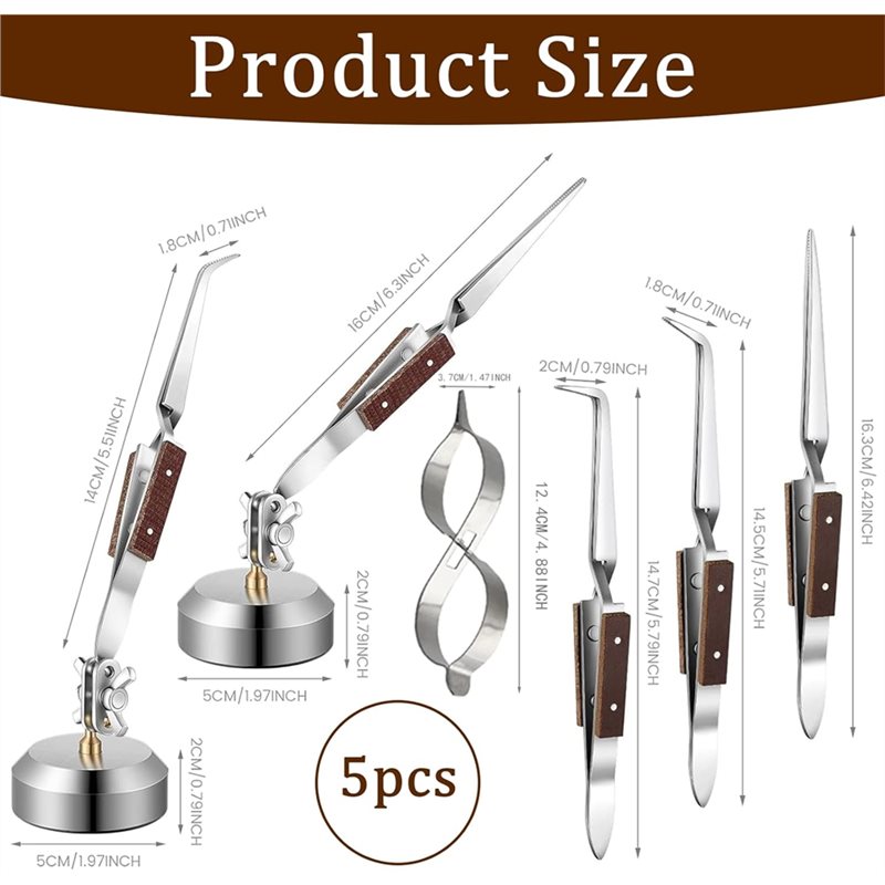 AT63-Soldering Tweezers With B - Third Hand Soldering Tweezers Base recension och pris