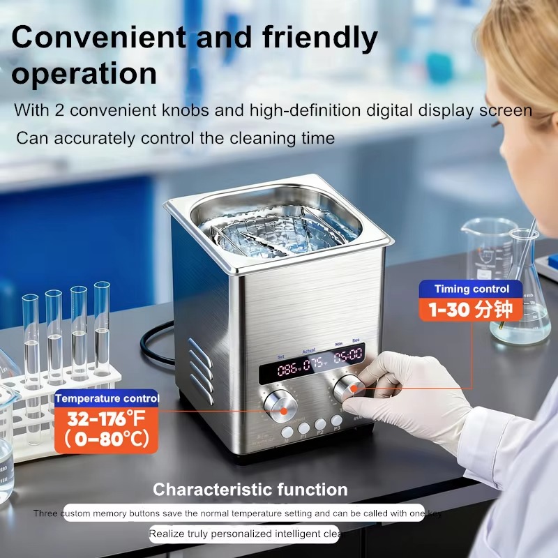 【Hot】2L Ultrasonic Cleaner Mac - Ultrasonic Cleaner Machine Glasses Denture recension och pris