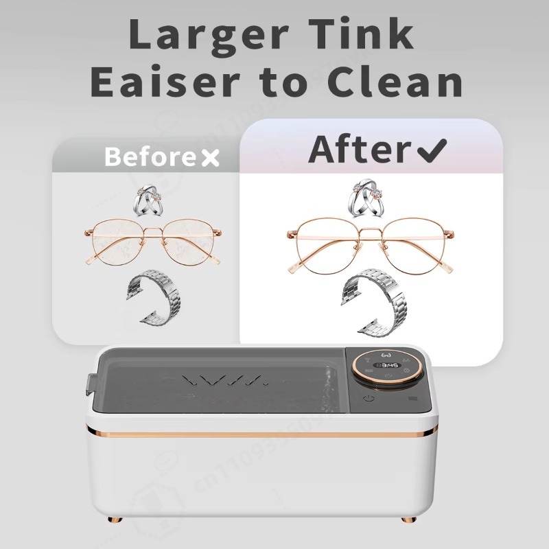 Ultrasonic 48KHZ Glasses Clean - Ultrasonic Cleaner Machine Glasses Denture recension och pris