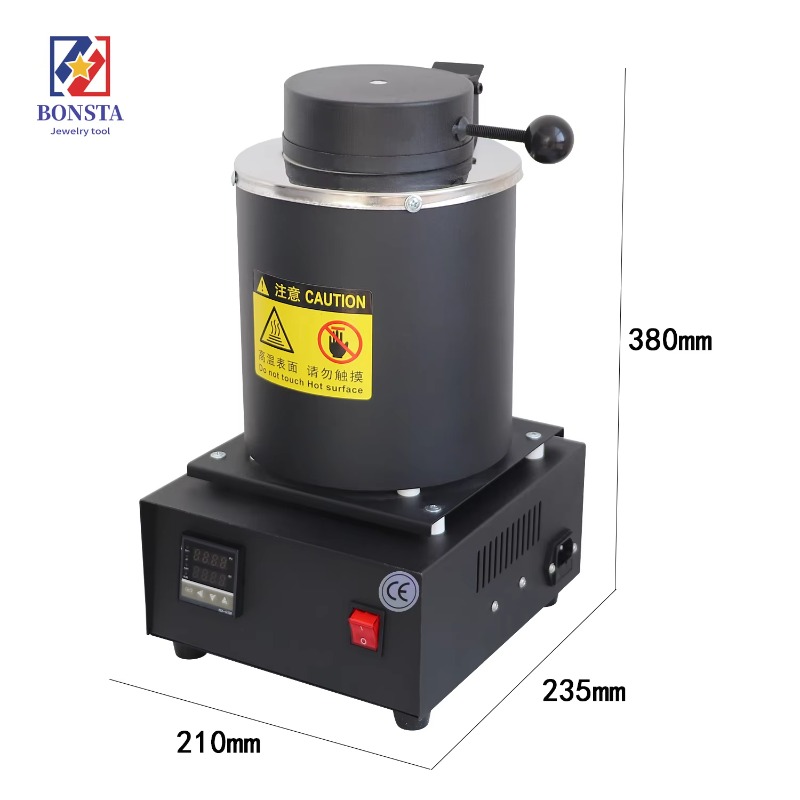 Hot Sale 2kg Mini Portable Met - Gold Melting Furnace Crucible 2Kg recension och pris