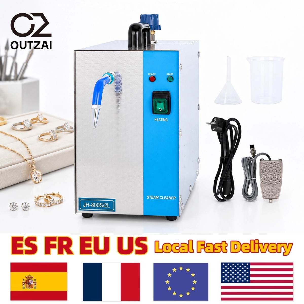 110V 2L Jewelry Steam Cleaning - Jewelry Steam Cleaner Professional 2L recension och pris