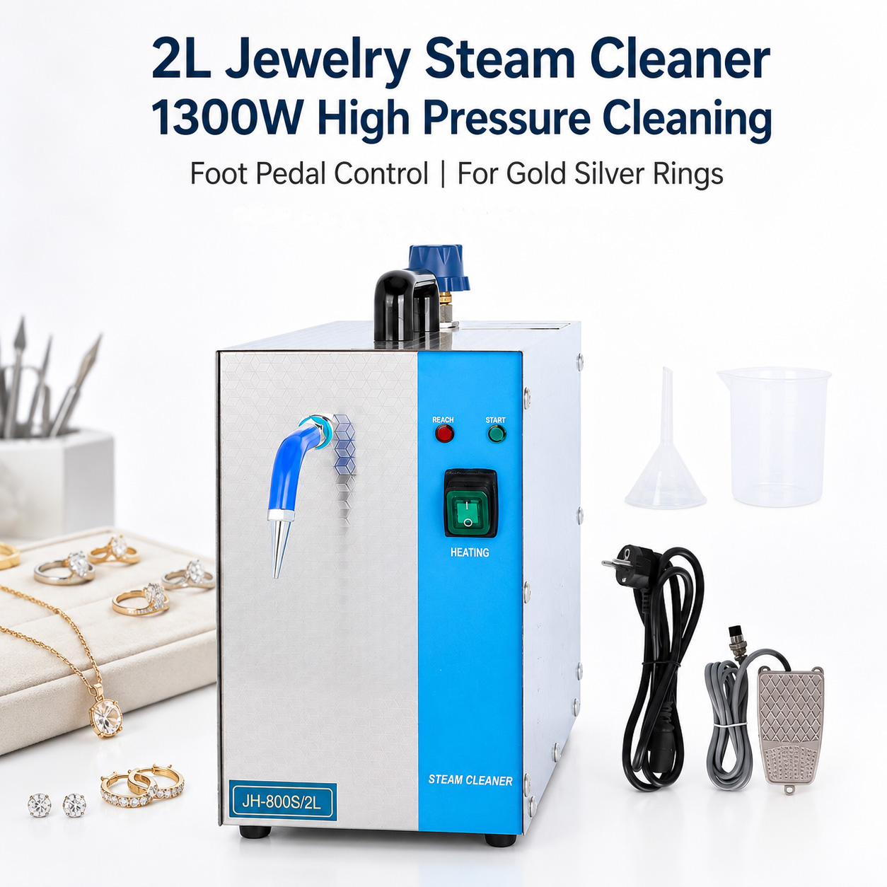 110V 2L Jewelry Steam Cleaning - Jewelry Steam Cleaner Professional 2L recension och pris