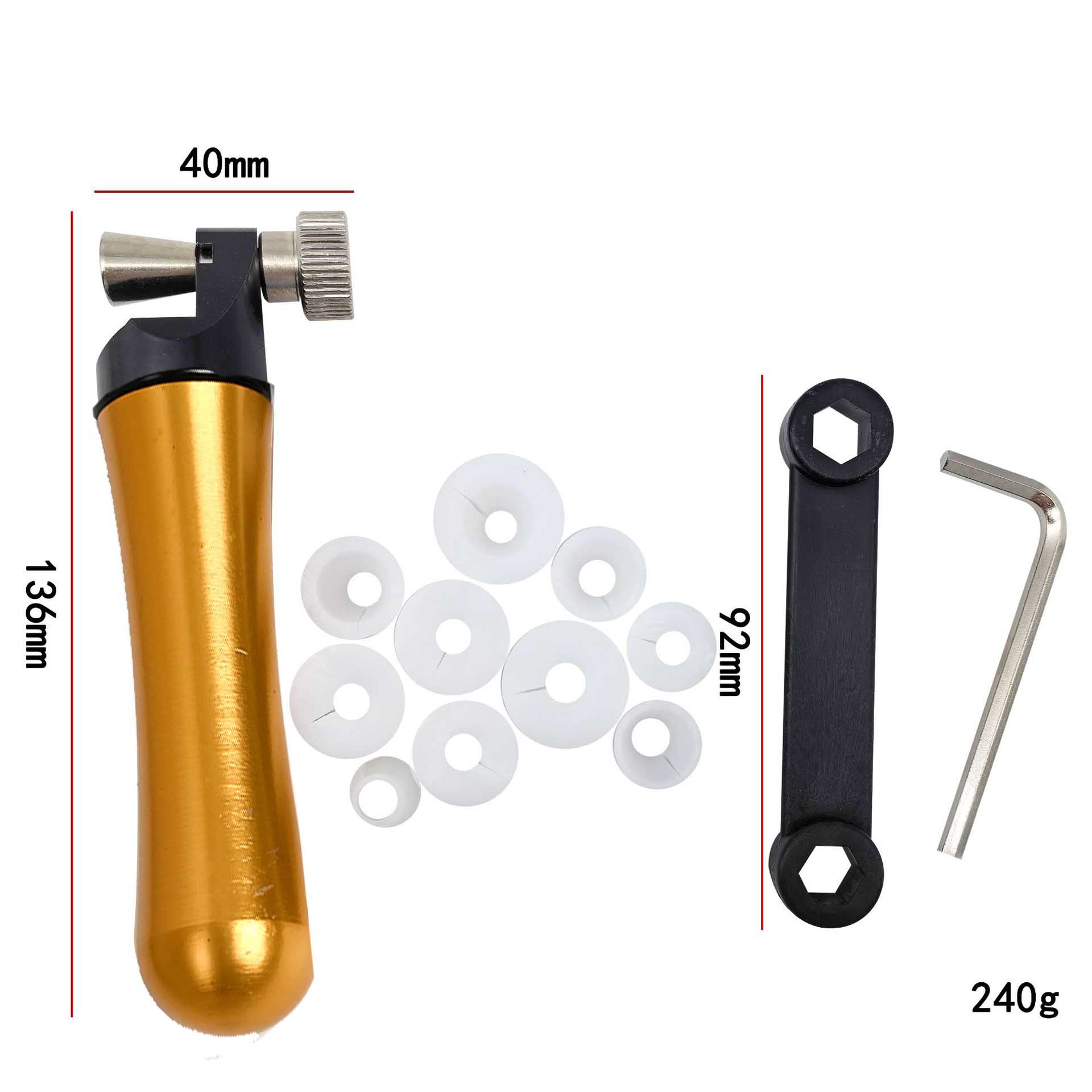 Ring Setter Clamp with Brass/  - Ring Clamp Wood Jewelry Setting Tool recension och pris