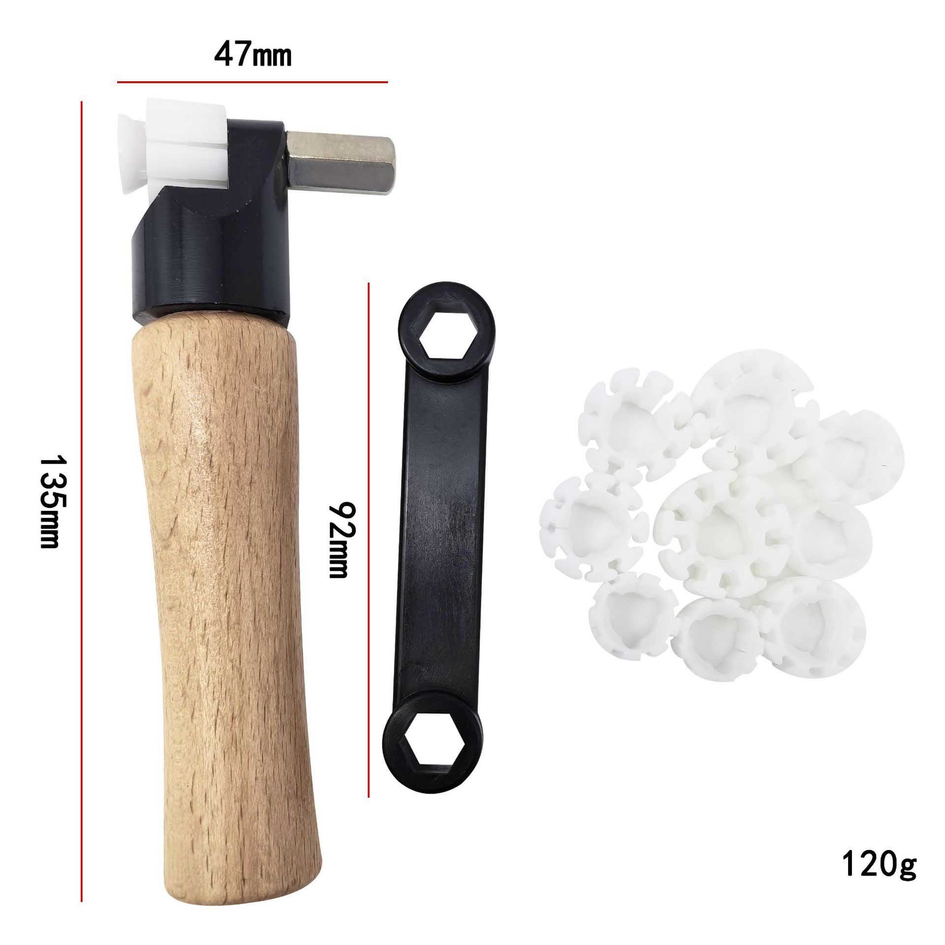 Ring Setter Clamp with Brass/  - Ring Clamp Wood Jewelry Setting Tool recension och pris