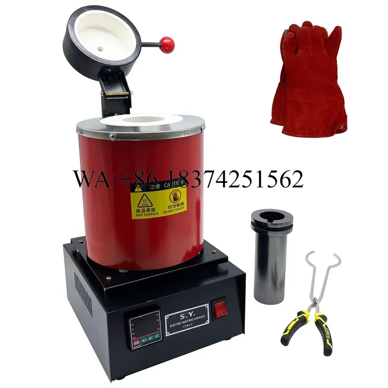 Wmwmnu 2KG 1400W Digital Melti - Gold Melting Furnace Crucible 2Kg recension och pris