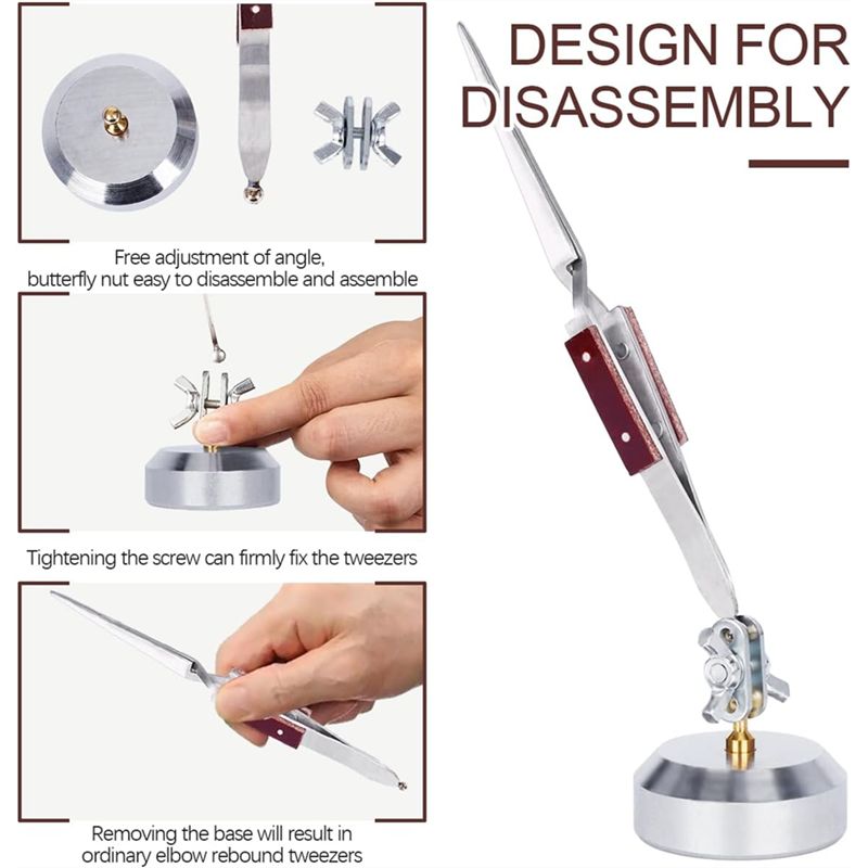 Third Hand For Soldering Tool  - Third Hand Soldering Tweezers Base recension och pris