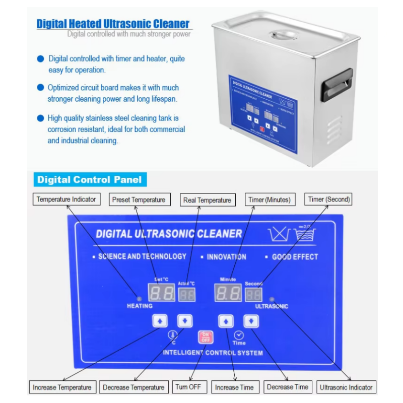 2L/3.2L/4.5L Digital Ultrasoni - Ultrasonic Jewelry Cleaner Digital Timer recension och pris