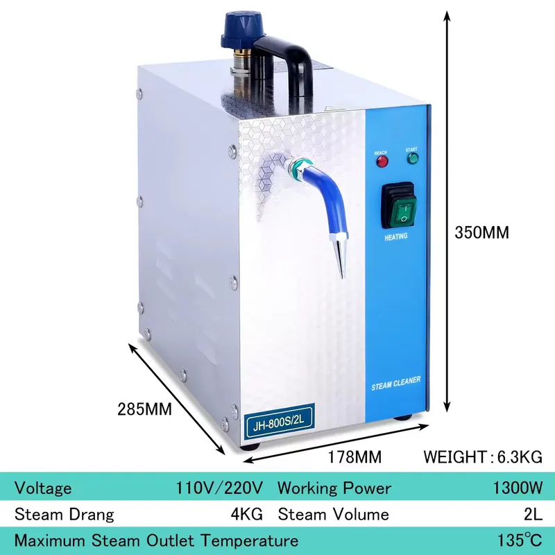 1300W Professional Steam Clean - Jewelry Steam Cleaner Professional 2L recension och pris