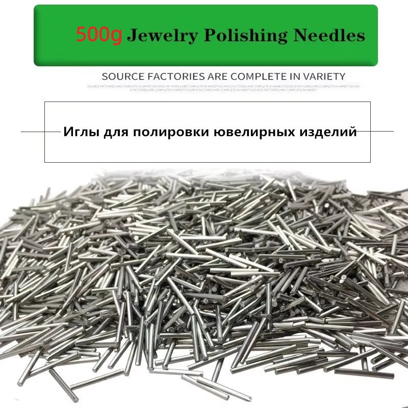 500G 304 Stainless Steel Polis - Jewelry Magnetic Tumbler Polisher Pin recension och pris