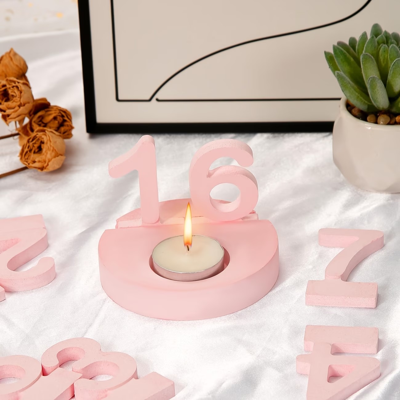 Birthday Candle Numerical Mold - Casting Mold Jewelry Silicone Rubber recension och pris