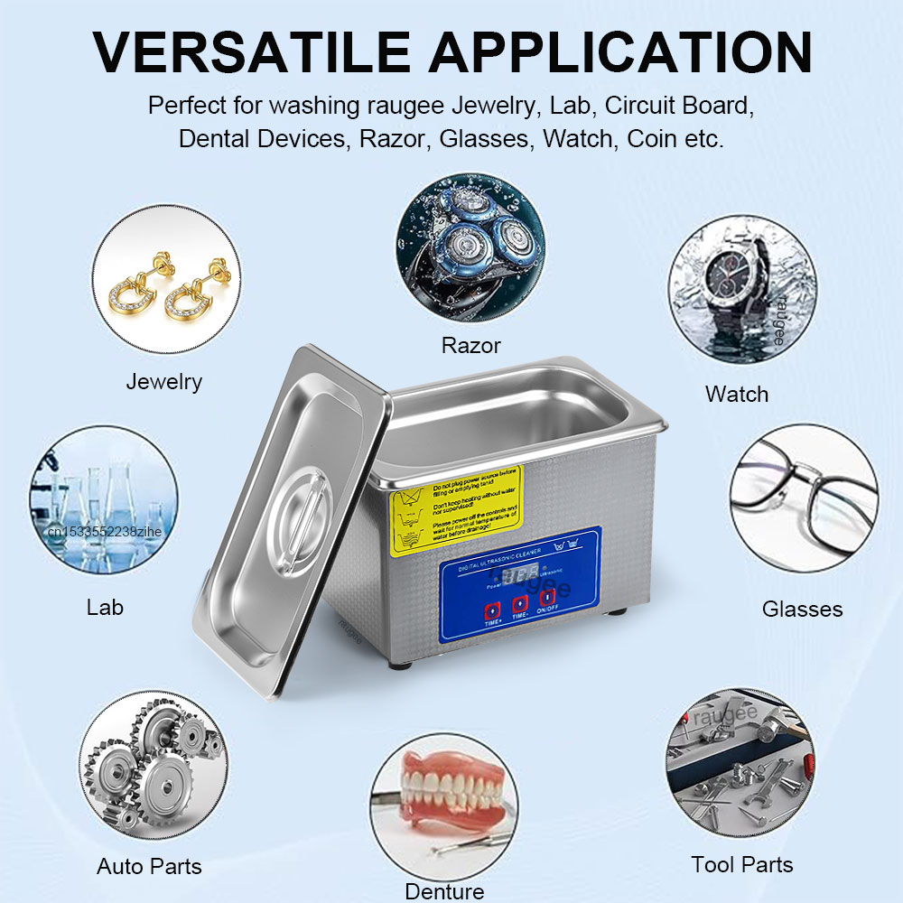 40KHZ Ultrasonic Cleaner Home  - Ultrasonic Cleaner Machine Glasses Denture recension och pris