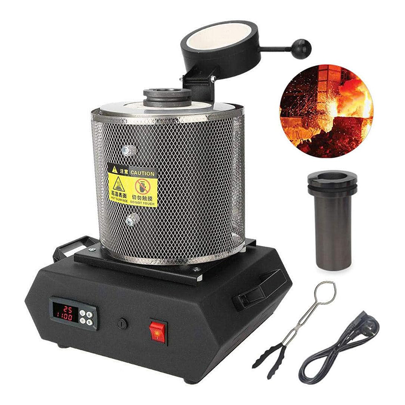 Mini Electric Gold Melting Fur - Gold Melting Furnace Crucible 2Kg recension och pris