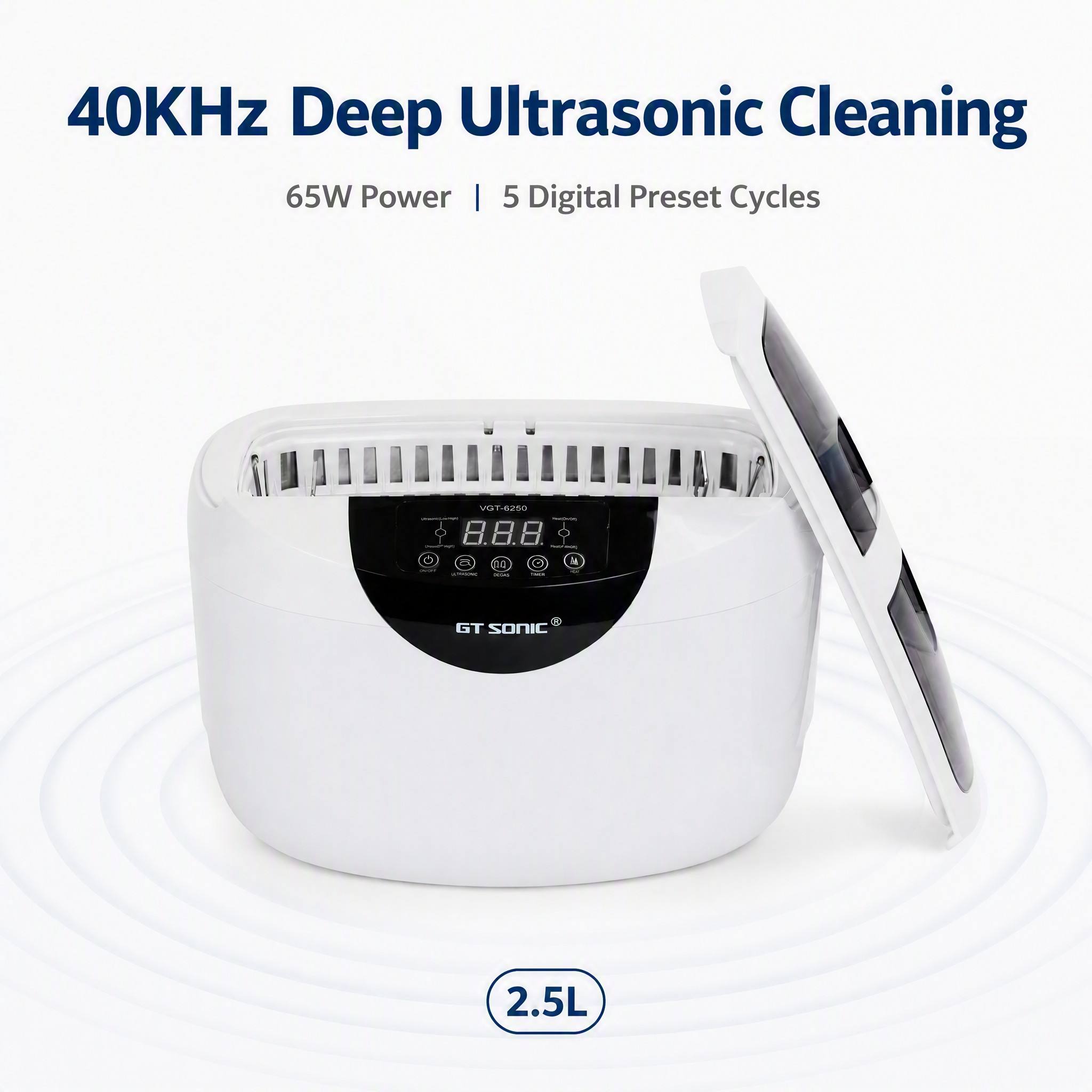 GT SONIC Electric Ultrasonic C - Ultrasonic Jewelry Cleaner Digital Timer recension och pris