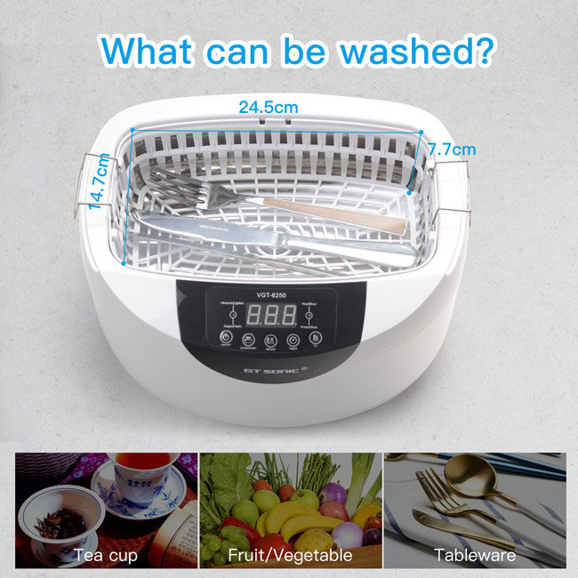 GT SONIC Electric Ultrasonic C - Ultrasonic Jewelry Cleaner Digital Timer recension och pris