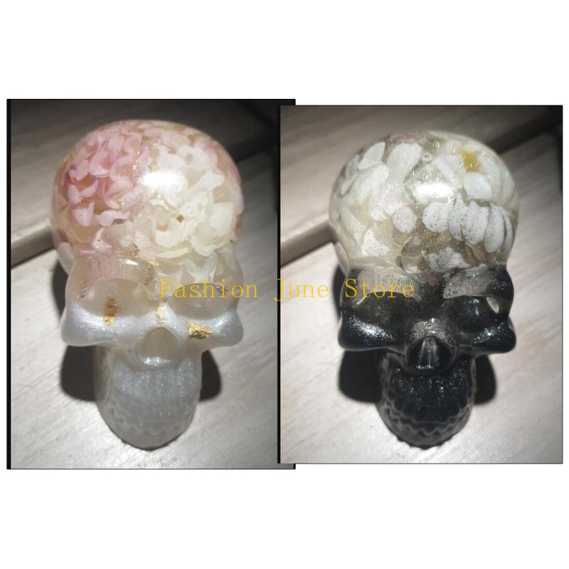 N5KA Skull Epoxy Resin Mold Ha - Casting Mold Jewelry Silicone Rubber recension och pris
