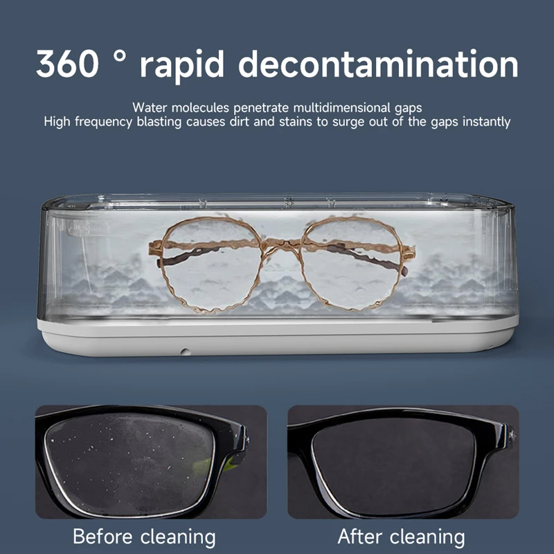 Lenovo Ultrasonic Cleaner Mach - Ultrasonic Cleaner Machine Glasses Denture recension och pris