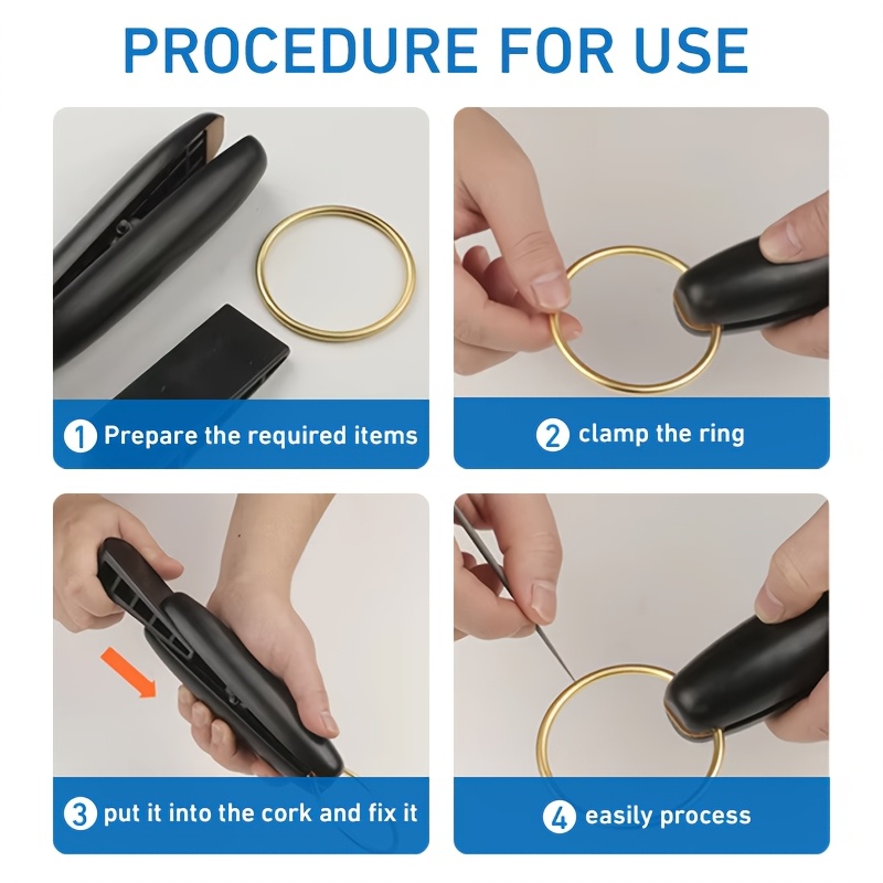 TOKTOS Professional Jewelry Ma - Ring Clamp Wood Jewelry Setting Tool recension och pris